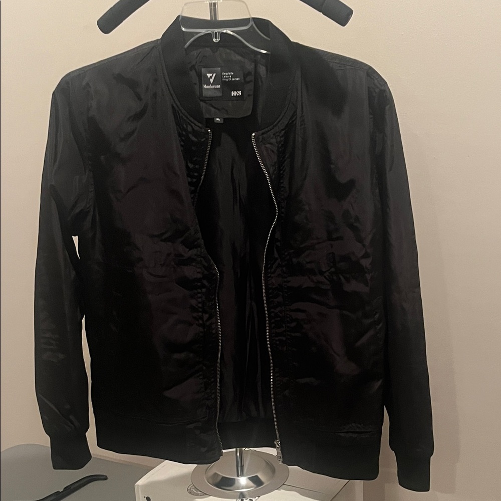 Black Bomber Jacket
